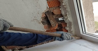 Демонтаж оконных откосов по выгодной цене от 511 руб. в Томске - Сварной-Тмс